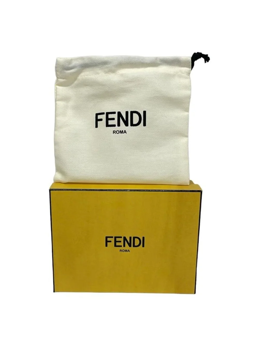 Fendi Card Case Selleria Light Blue Coin with Leather